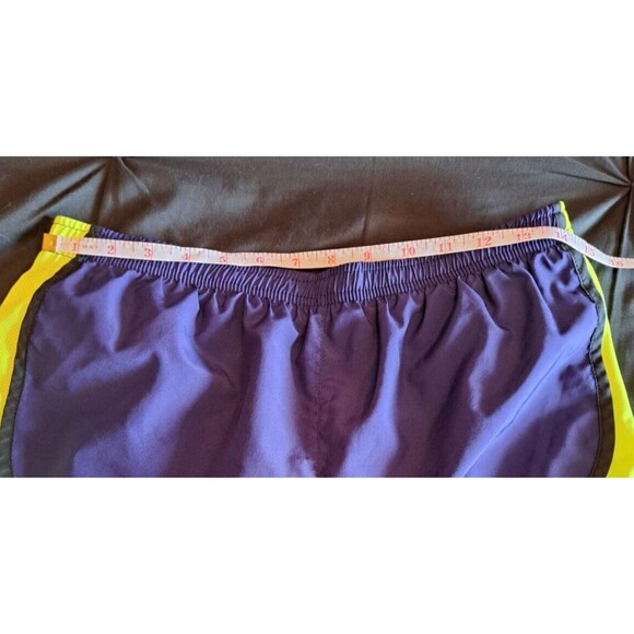 Nike Tempo Dri-Fit Blue and Lime Shorts RN#56323 Size Large Running Active - Picture 8 of 12